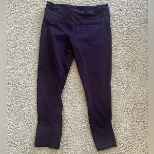 Lululemon Dark Purple Cropped Leggings